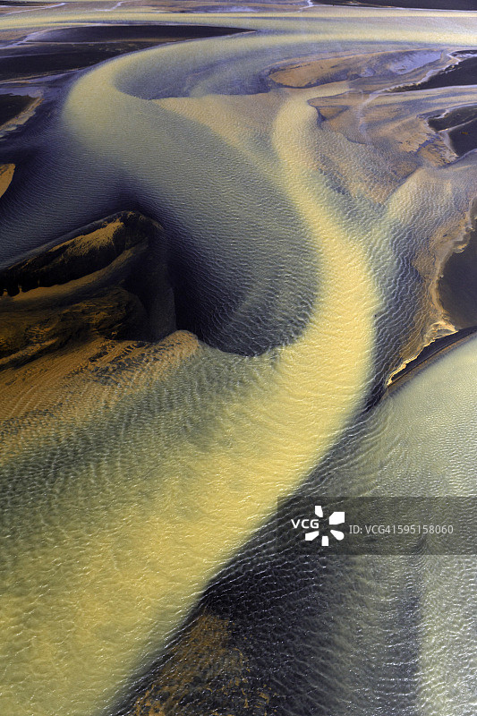 冰岛河三角洲图片素材