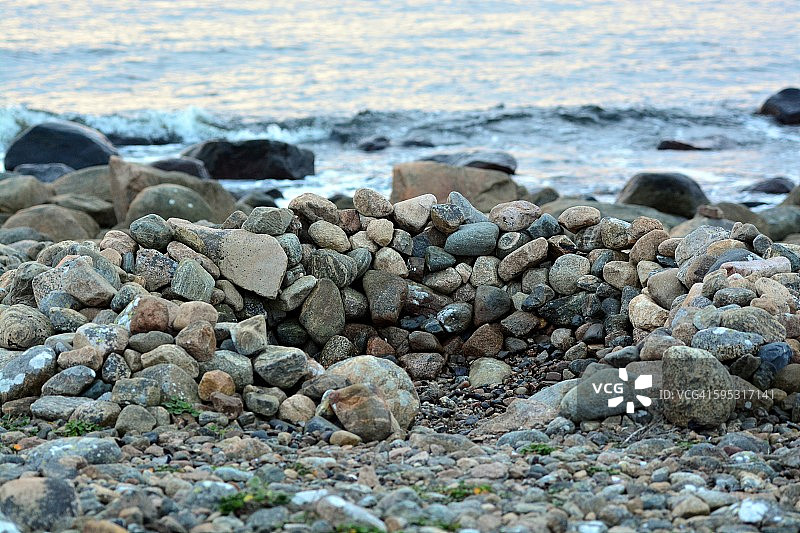 海边的石头图片素材