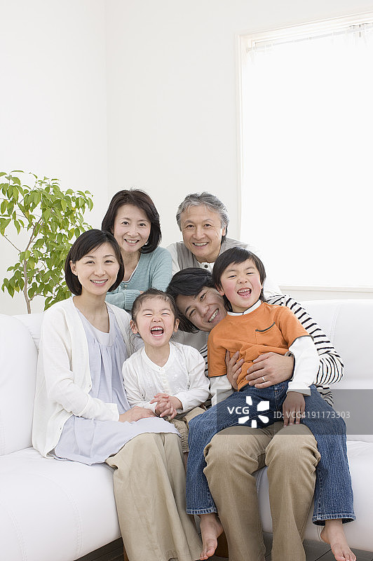 Multi-generation家庭,肖像图片素材