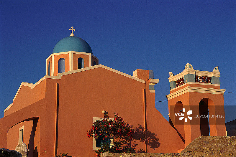 希腊圣托里尼修道院图片素材