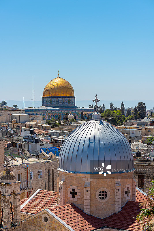 以色列耶路撒冷的圆顶石屋图片素材