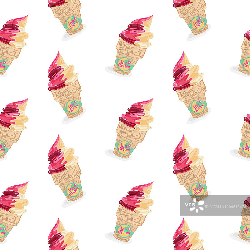 图案甜点冰淇淋画图形对象图片素材