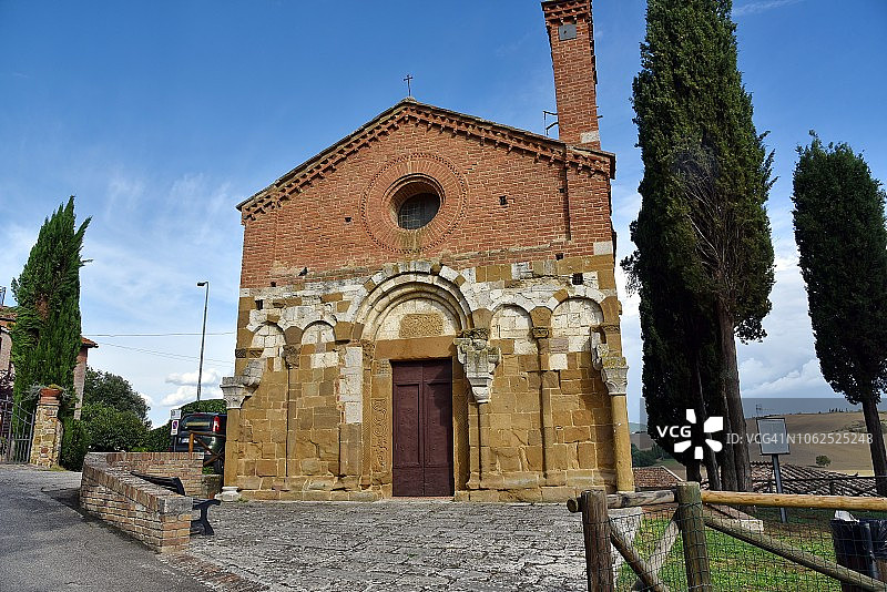 意大利圣乔瓦尼 d'asso 教堂图片素材