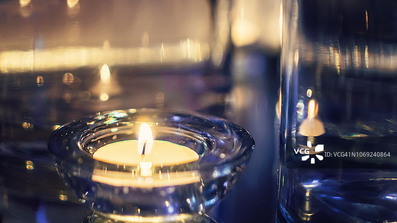 庆祝活动的装饰蜡烛图片素材