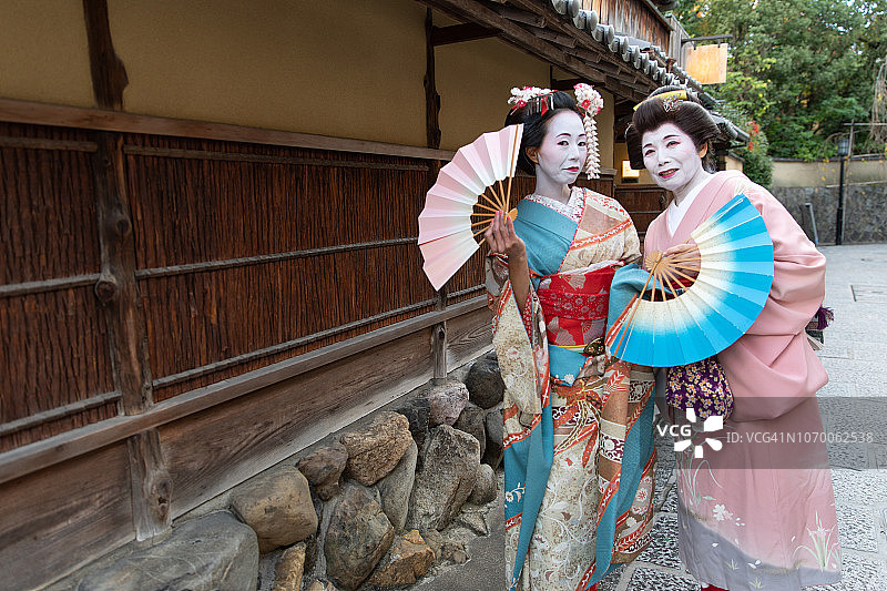 艺妓在京都图片素材