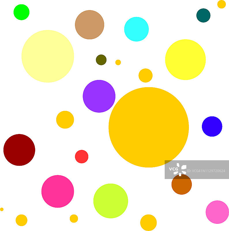 抽象彩色圆点图案图片素材