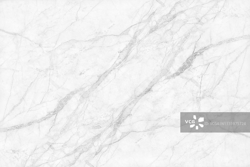 白灰色大理石纹理背景具有高分辨率，顶视图天然瓷砖石在豪华和无缝闪光图案。图片素材