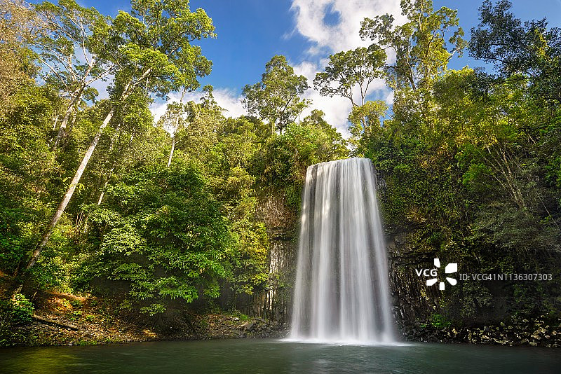 米拉瀑布，北昆士兰，澳大利亚。图片素材