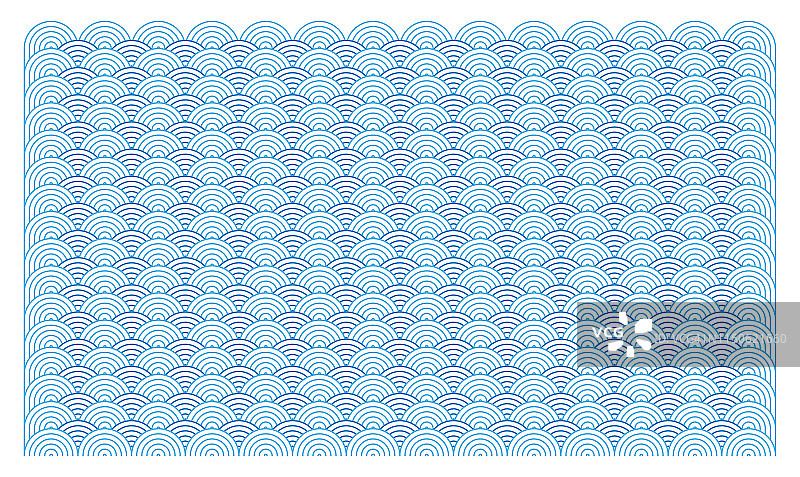 矢量中国传统波形背景图片素材