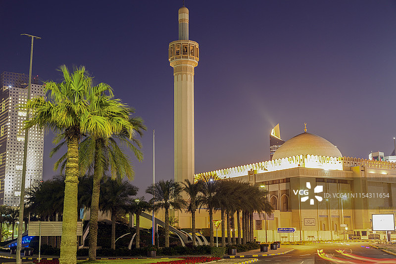 科威特城的大清真寺图片素材