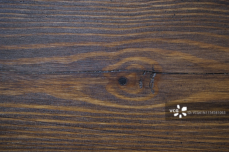 棕色背景和纹理的木板。横向条纹。图片素材