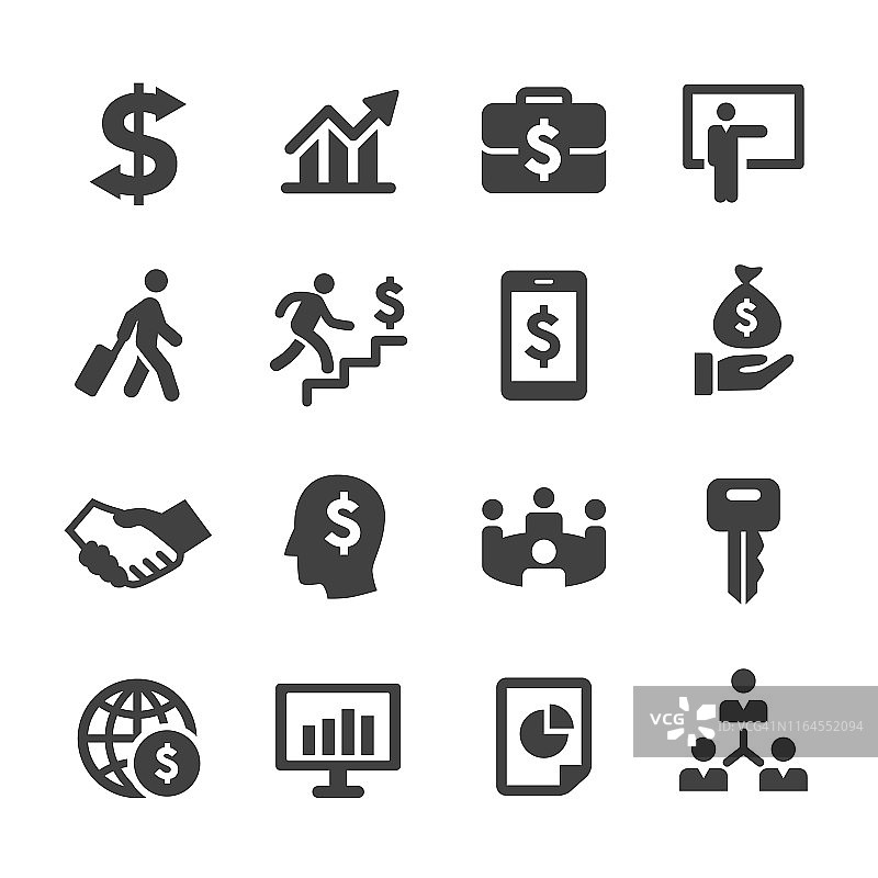 商业银行和金融图标-顶点系列图片素材