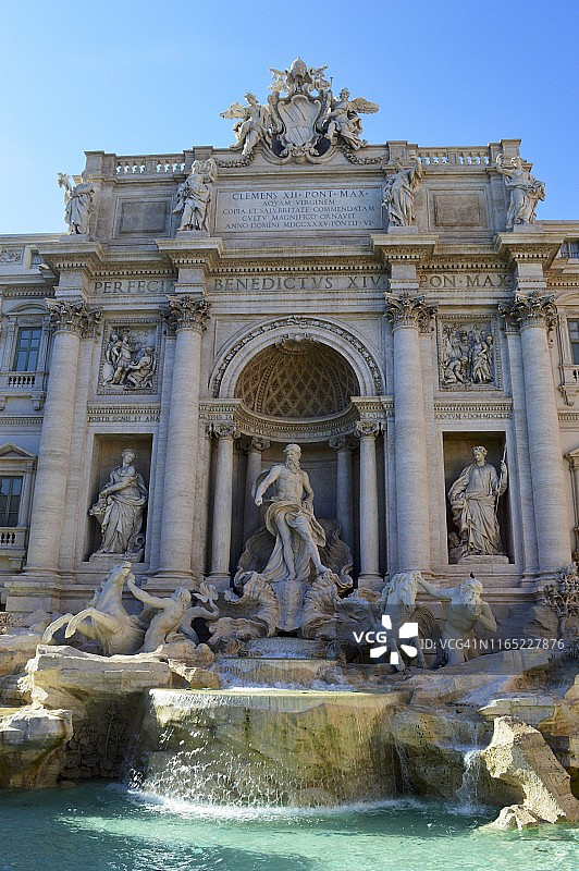 罗马的特莱维喷泉图片素材