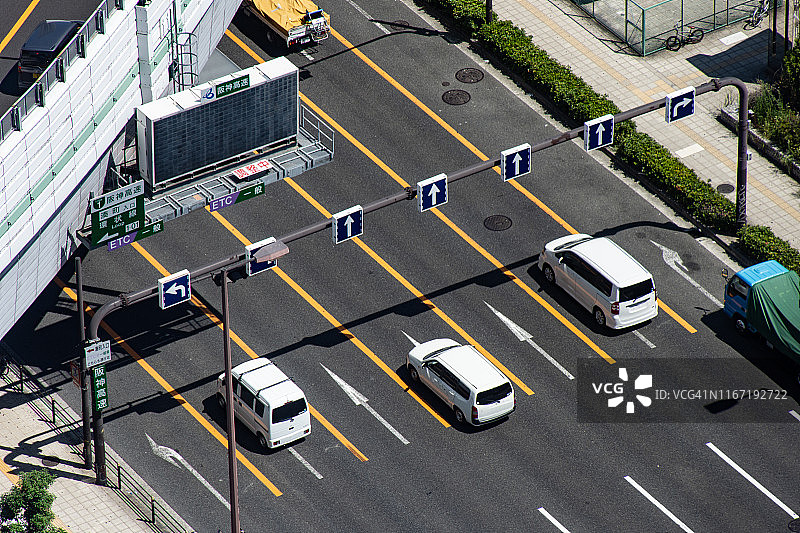 大阪的城市街道图片素材