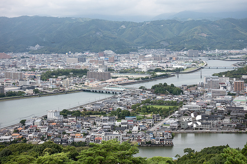 日本高知县的高知市图片素材