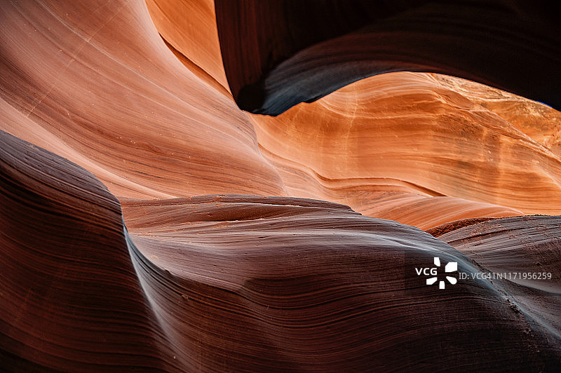 美丽的红色岩石羚羊峡谷，亚利桑那州，美国图片素材