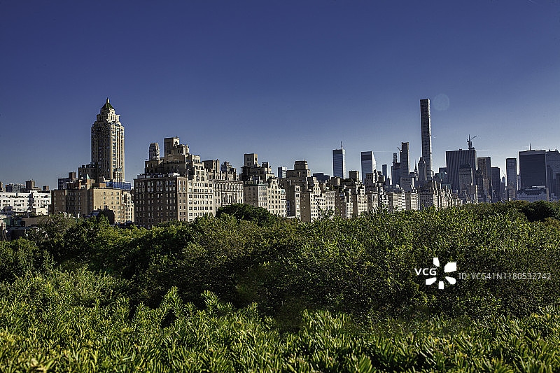 纽约中央公园全景图图片素材