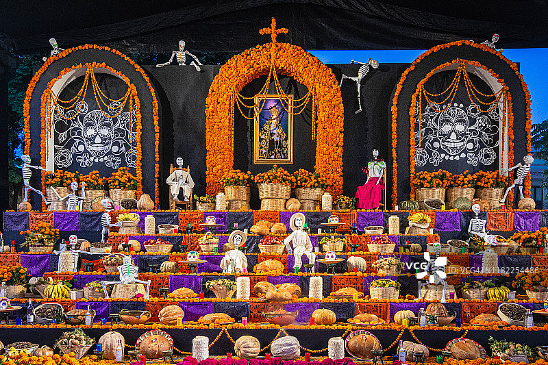 墨西哥死亡圣坛的一天图片素材