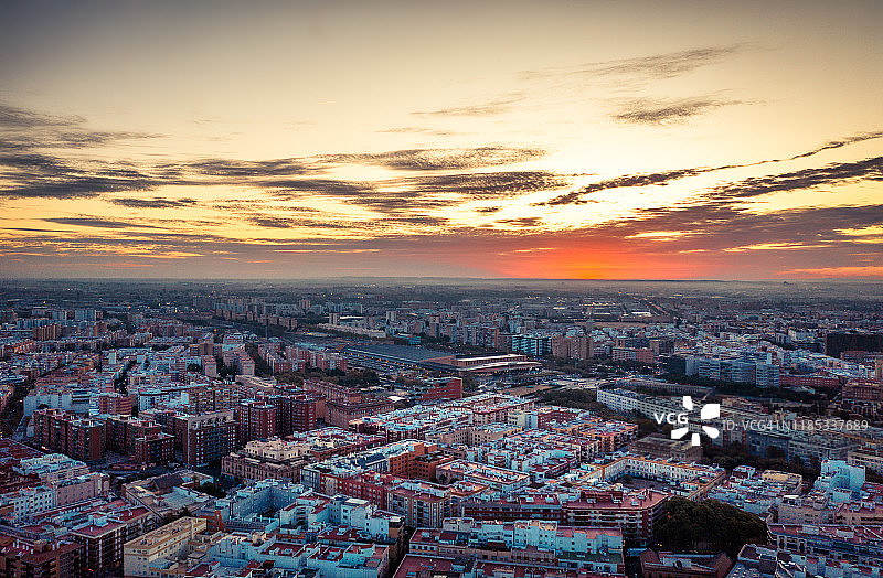 西班牙塞维利亚老城的早晨图片素材