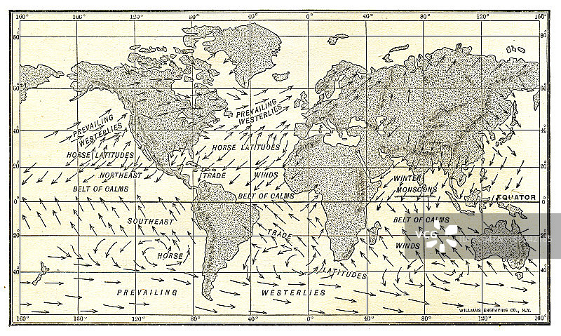 1898年世界地图图片素材