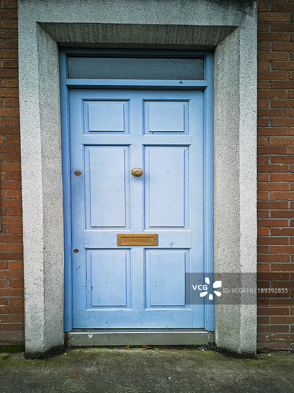 蓝色前门，门图片素材