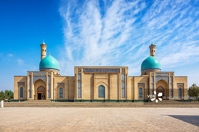 乌兹别克斯坦塔什干的哈兹拉特阿訇清真寺图片素材
