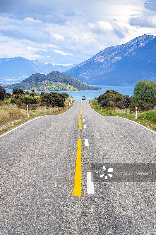 新西兰南岛格兰诺奇附近的高速公路图片素材