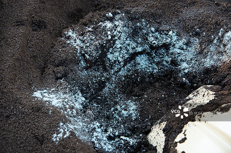 动物粪便混合微生物水堆肥的详细图片图片素材