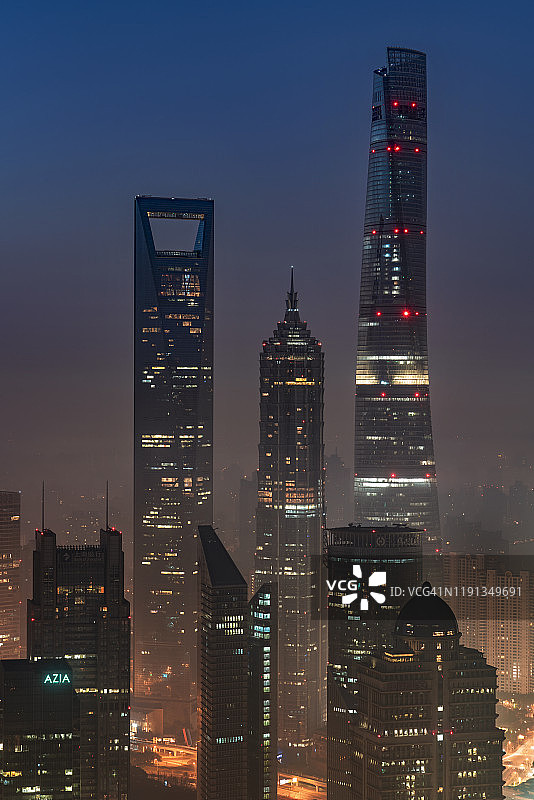 上海烟雾图片素材
