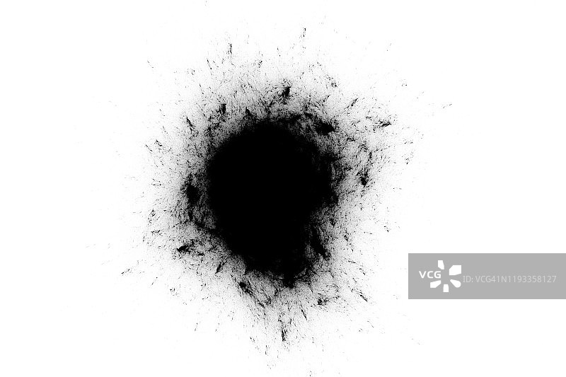 抽象艺术-白底上的黑点图片素材