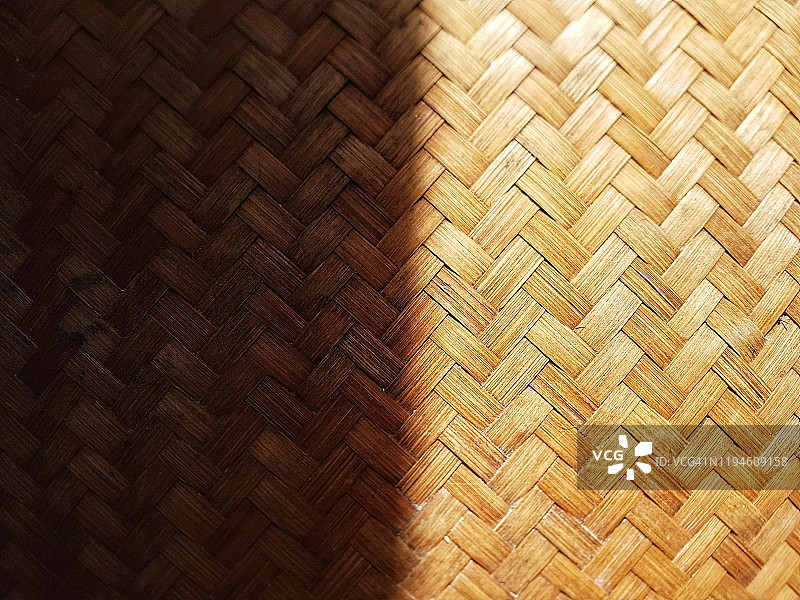 全框拍摄编织的竹子手工图片素材