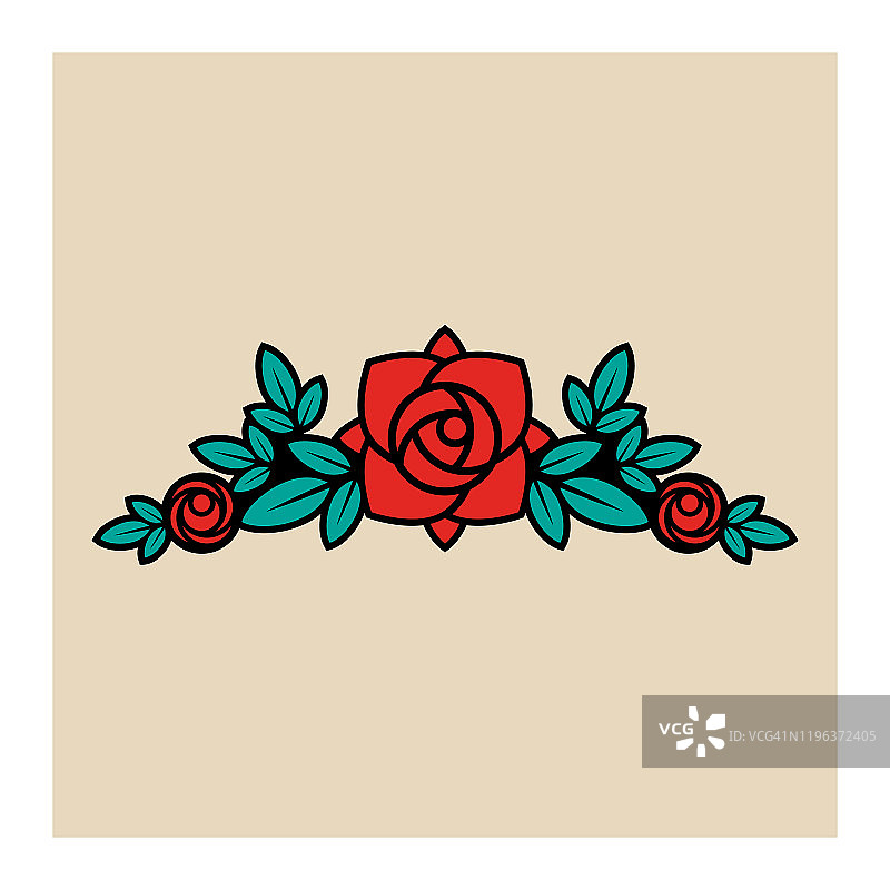 玫瑰花朵图标图片素材