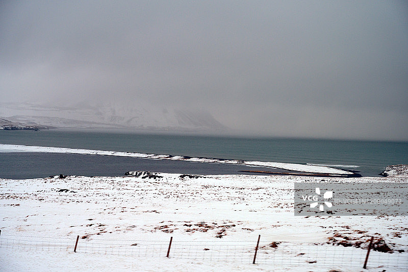 冰岛西部地区Ólafsvík峡湾图片素材