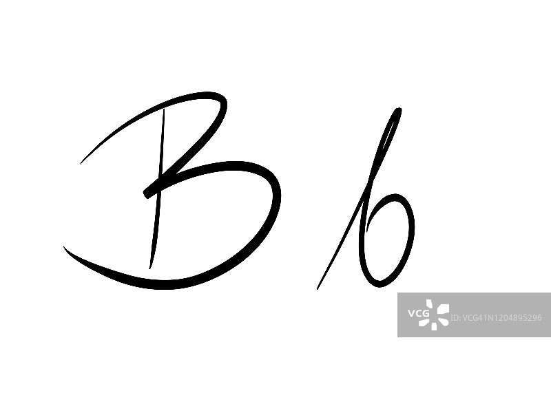 画一个字母B图片素材