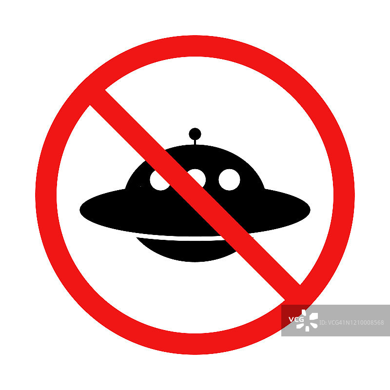 矢量无UFO船标志图片素材