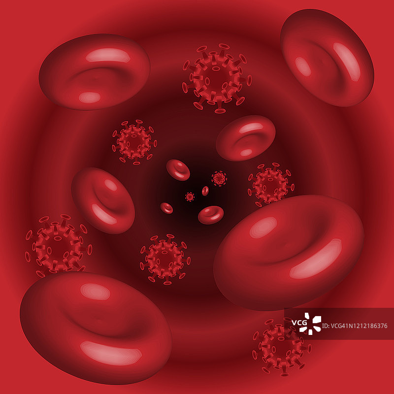 病毒和红细胞图片素材