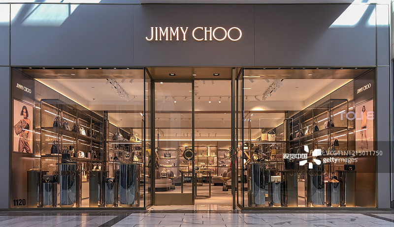 Jimmy Choo商店，钱德勒购物中心，美国亚利桑那州图片素材
