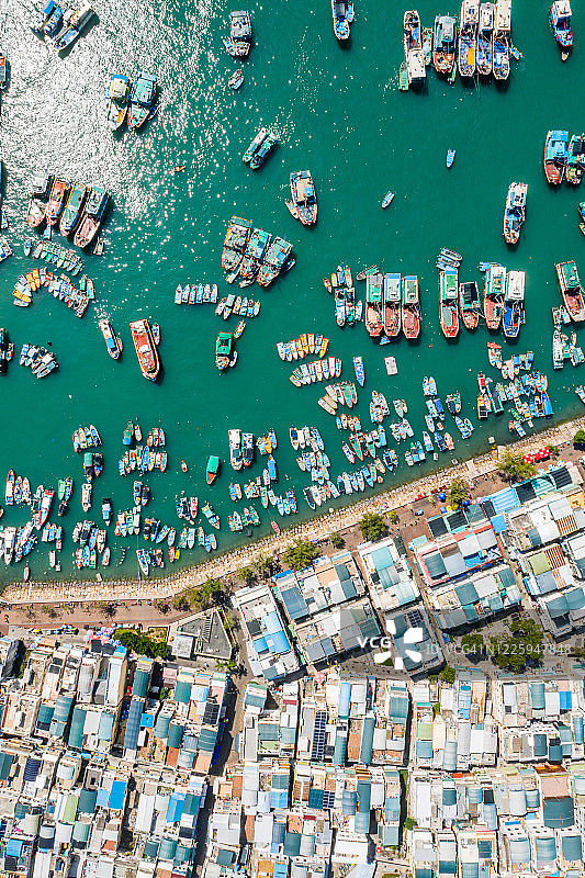 香港洲张无人机拍摄图片素材