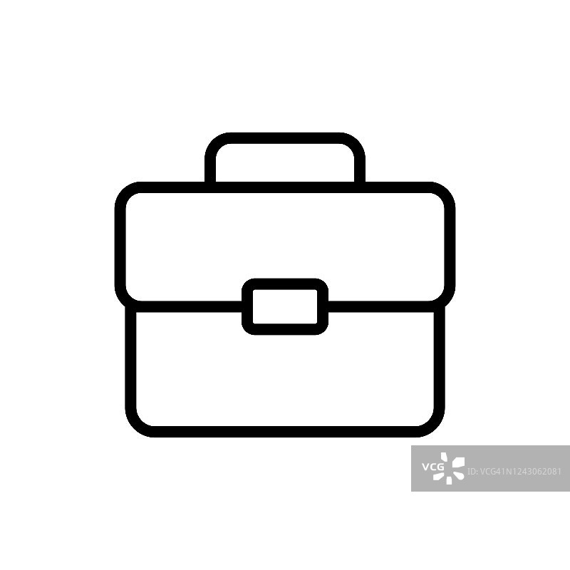 公文包-公文包图标矢量设计模板图片素材