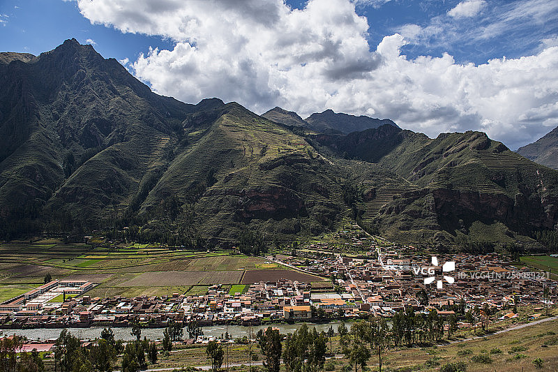 秘鲁圣谷乌鲁班巴村图片素材
