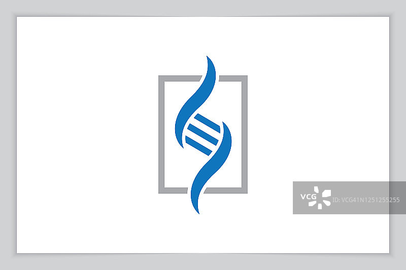遗传DNA图标和符号矢量插图设计模板图片素材