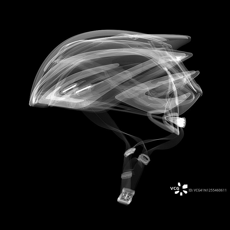 自行车头盔,x射线图片素材