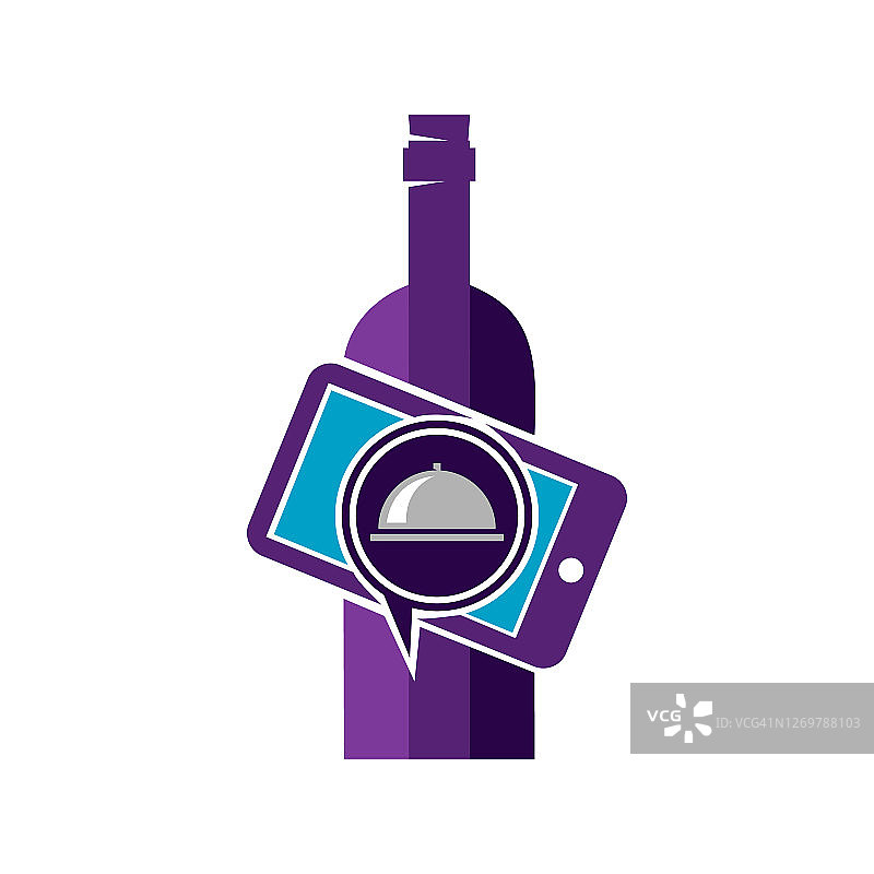 葡萄酒应用图标剪辑艺术矢量图片素材