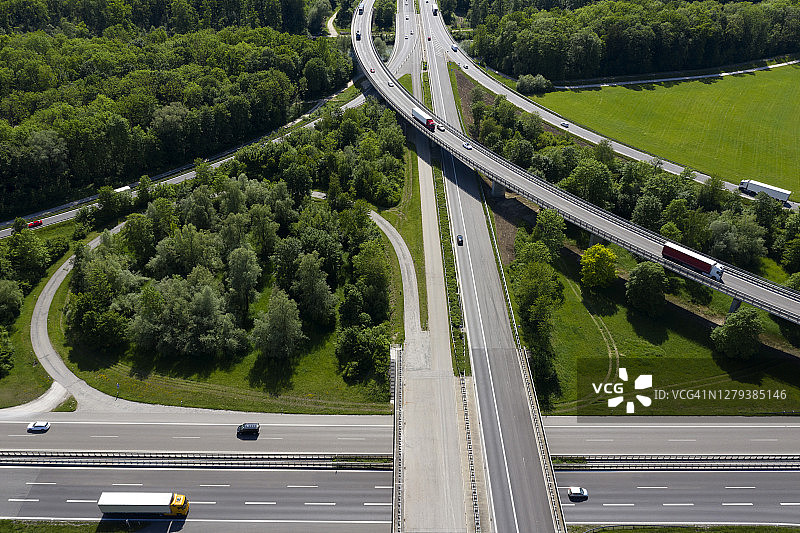 高速公路路口图片素材