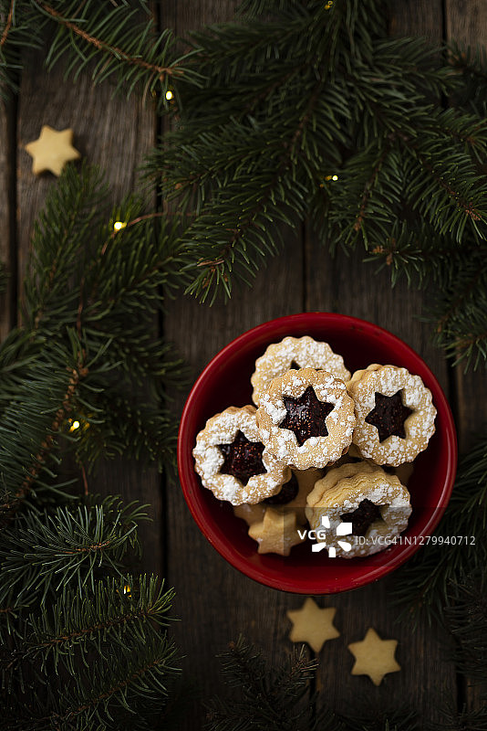圣诞节的林泽饼干图片素材