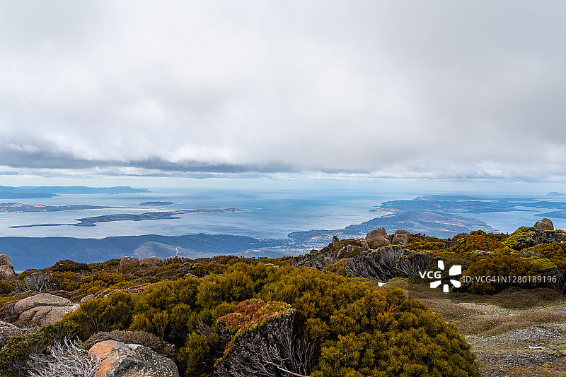 惠灵顿山顶，塔斯马尼亚，澳大利亚图片素材