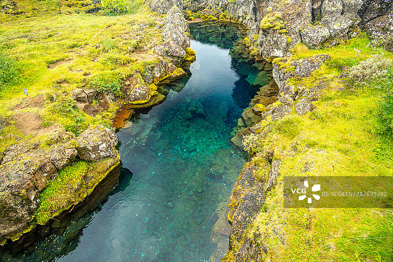 大陆分水岭冰岛图片素材