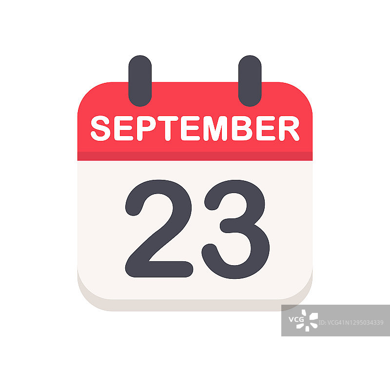 9月23日-日历图标图片素材