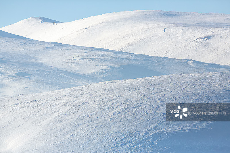 冬季景观与雪图片素材