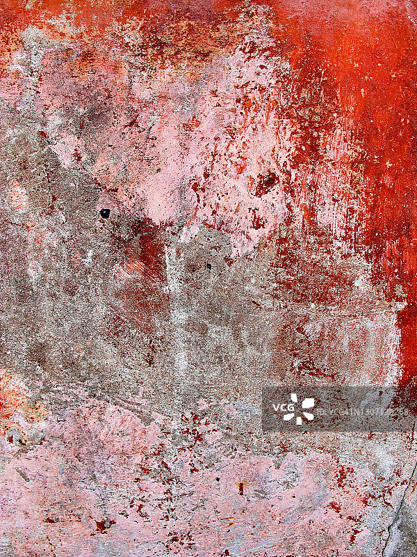 迈阿密粗糙的混凝土墙上的彩绘图片素材